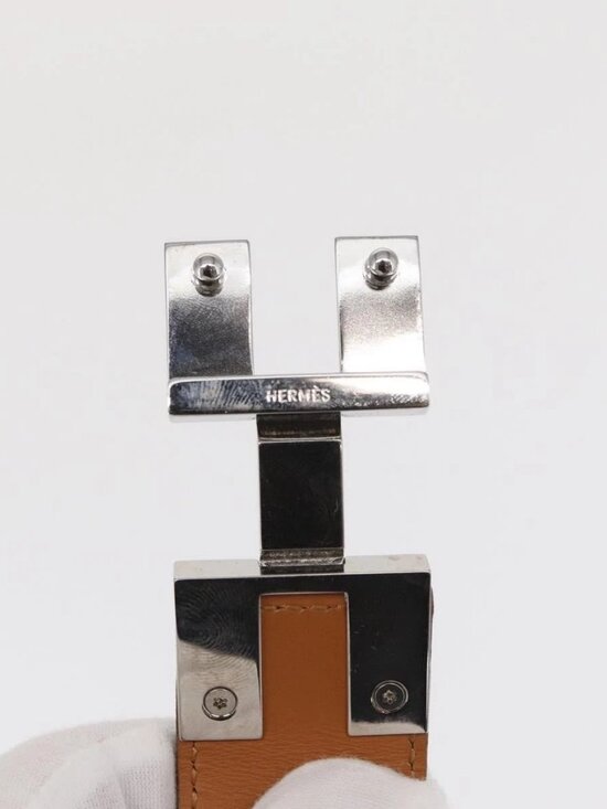 HERMES Belt Leather 29.5\
